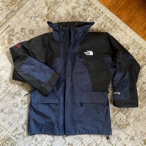 Navy North Face Summit Series Gore Tex Coat